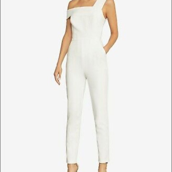 BCBGMAXAZRIA Off Shoulder Jumpsuit Size 6 - Picture 1 of 6